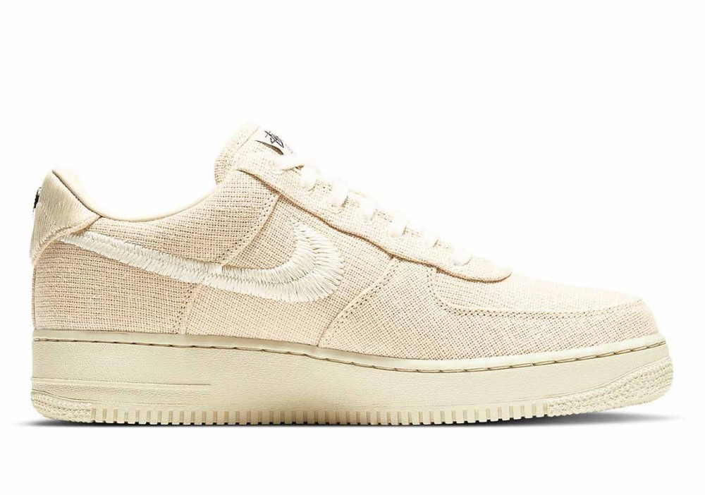 Stussy x Nike Air Force 1 Low Fossil Stone para Hombre y Mujer