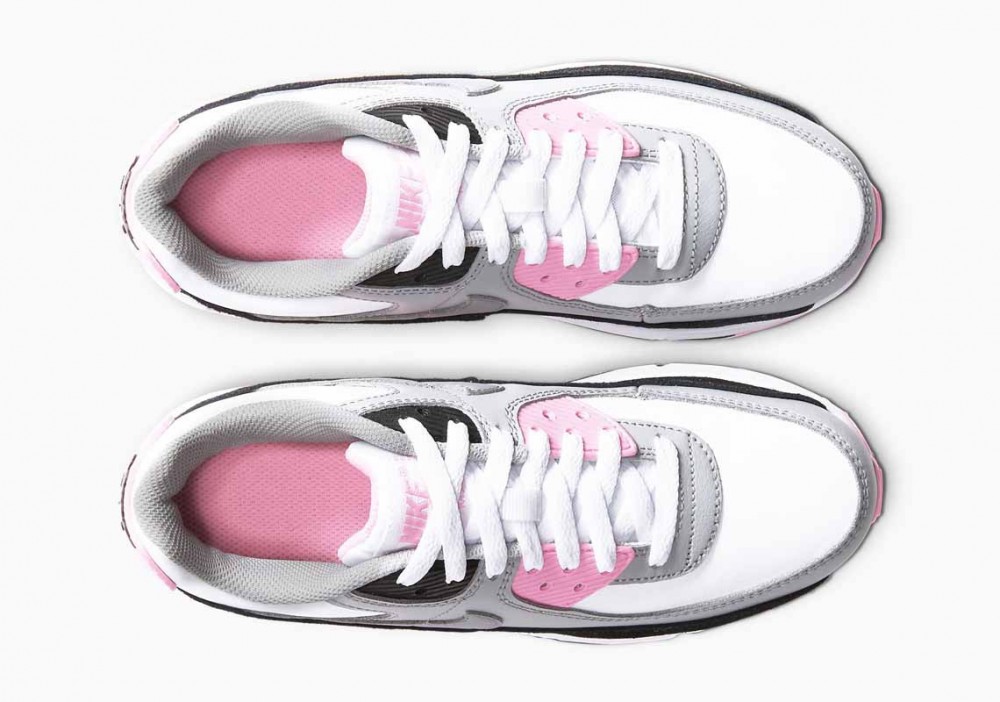 Nike Air Max 90 Recraft Blanco Rosa Gris Rosa para Mujer