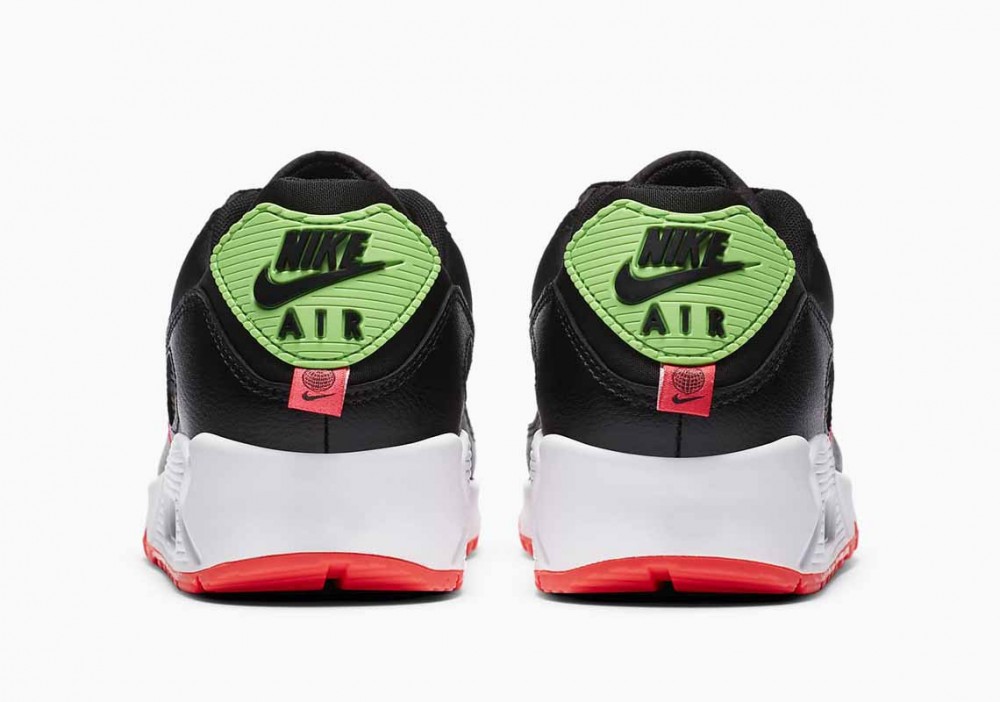 Nike Air Max 90 Paquete Mundial Negro Carmesí Flash para Hombre