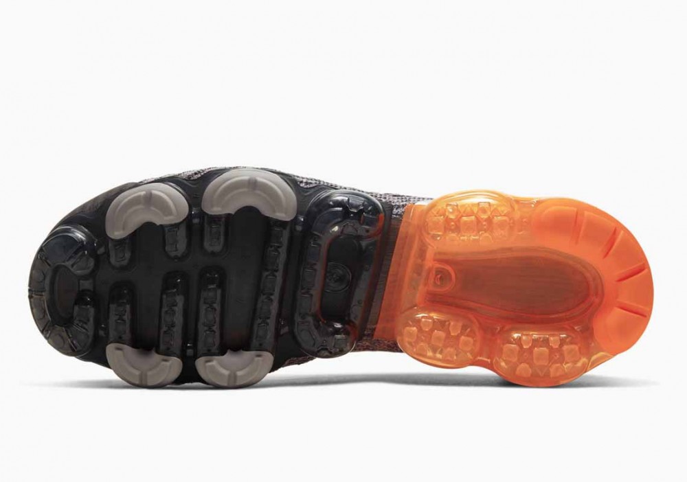 Nike Air Vapormax Flyknit 3 Gris Oscuro Naranja Total para Hombre y Mujer