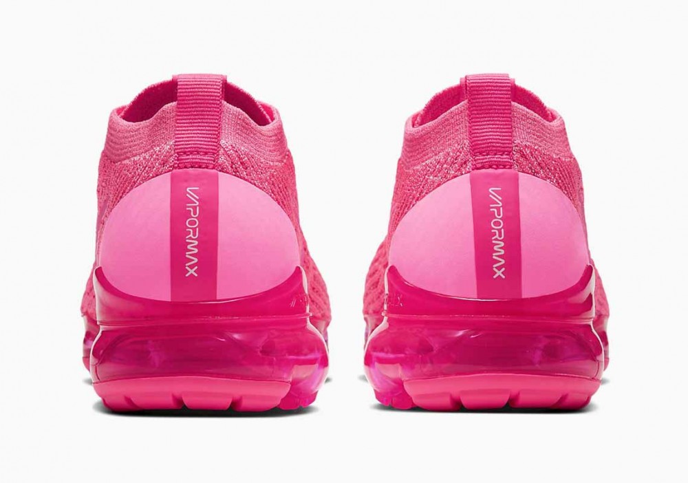Nike Air VaporMax Flyknit 3 Triple Rosa para Mujer