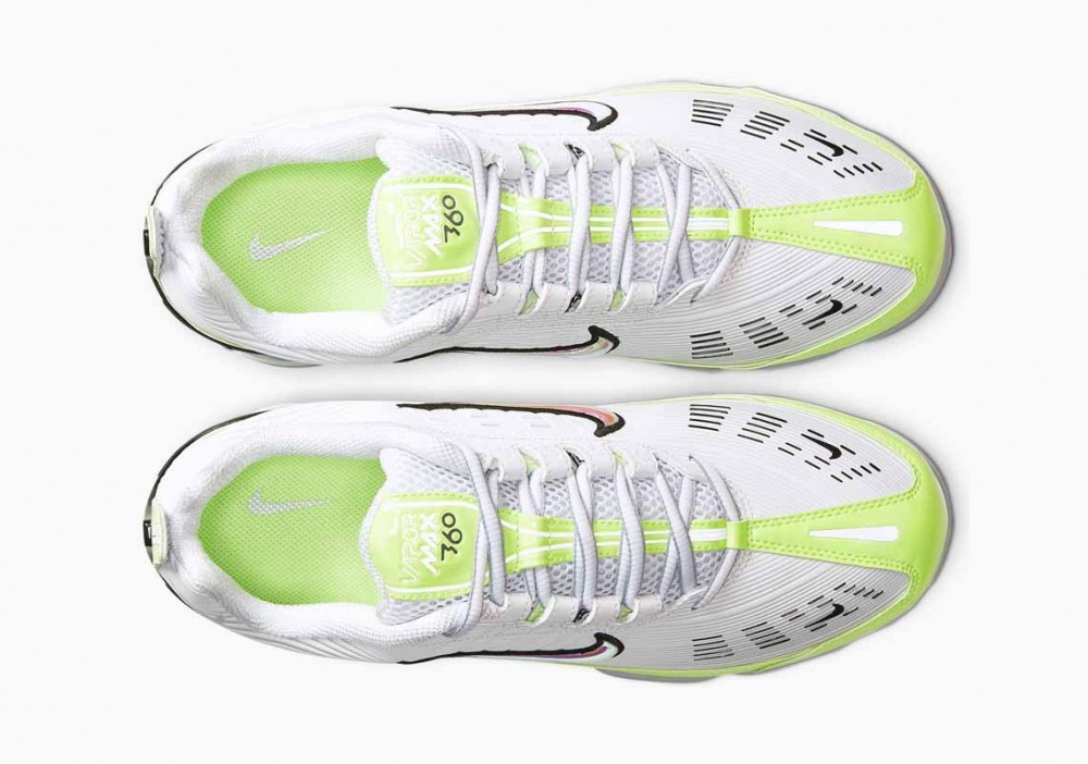 Nike Air VaporMax 360 Blanco Cumbre Verde Fantasma para Hombre y Mujer