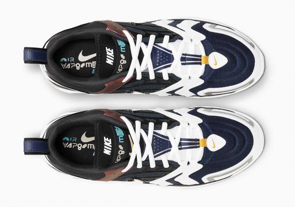Nike Air VaporMax EVO Blanco Azul Marino Medianoche para Hombre y Mujer