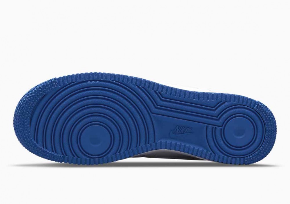 Nike Air Force 1 07 Puntada de Contraste Juego Azul Real para Hombre y Mujer