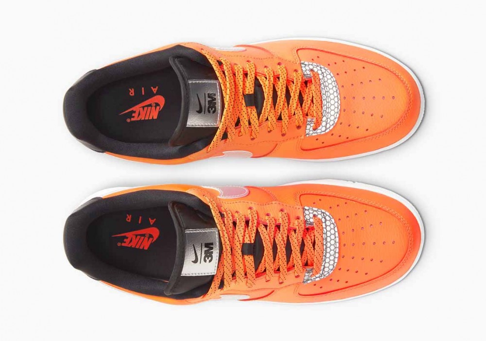 3M x Nike Air Force 1 07 SE Naranja Total para Hombre y Mujer
