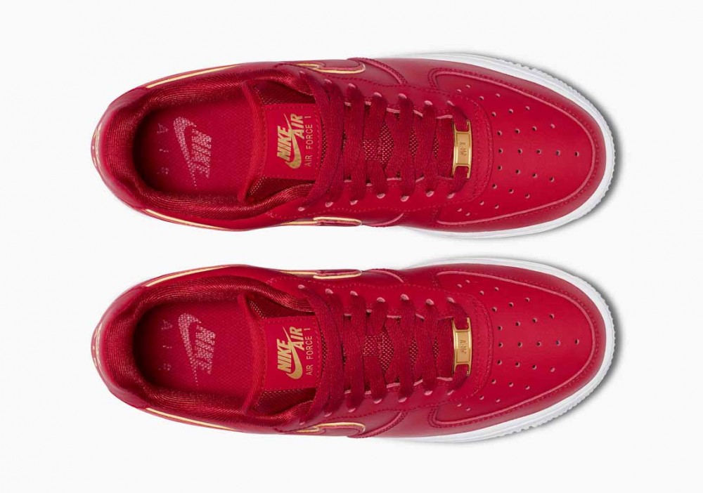 Nike Air Force 1 07 Essential Iconos Choque Rojo Universitario para Hombre y Mujer
