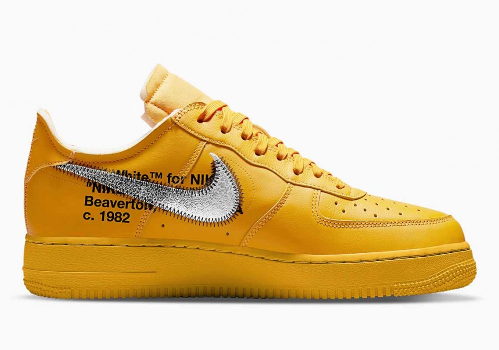 OFF-White Nike Air Force 1 Bajo Limonada para Hombre y Mujer