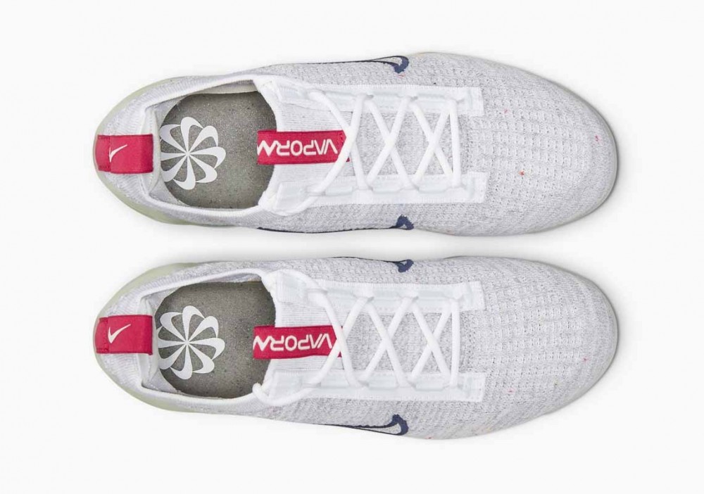 Nike Air VaporMax 2021 Flyknit Blancas Polvo Fotónico para Hombre y Mujer