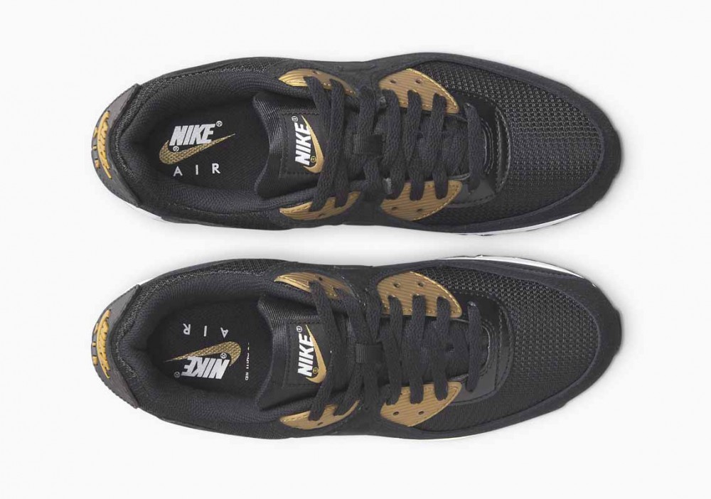 Nike Air Max 90 Negro Dorado para Hombre