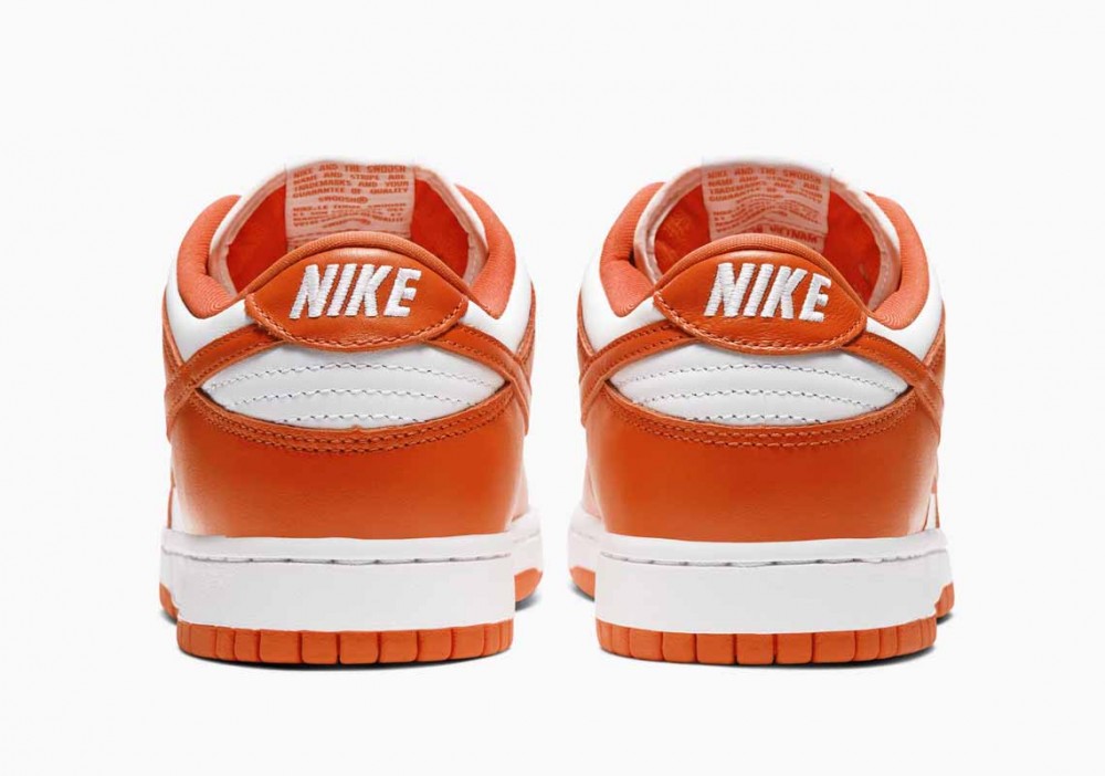 Nike Dunk Low Syracuse Blanco Naranja para Hombre y Mujer
