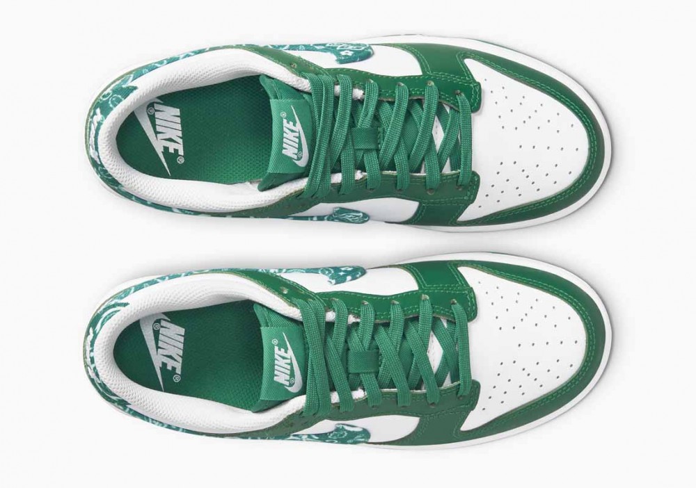 Nike Dunk Low Essential Paisley Pack Verde Malaquita para Hombre y Mujer