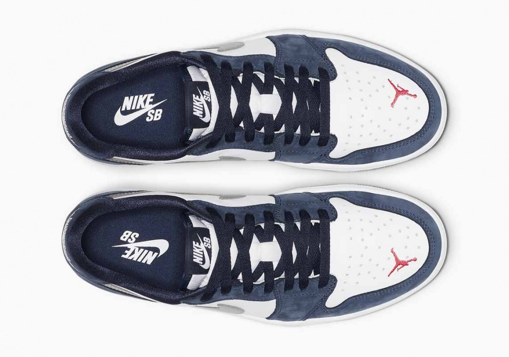 Nike SB x Air Jordan 1 Low Azul Marino Medianoche para Hombre y Mujer