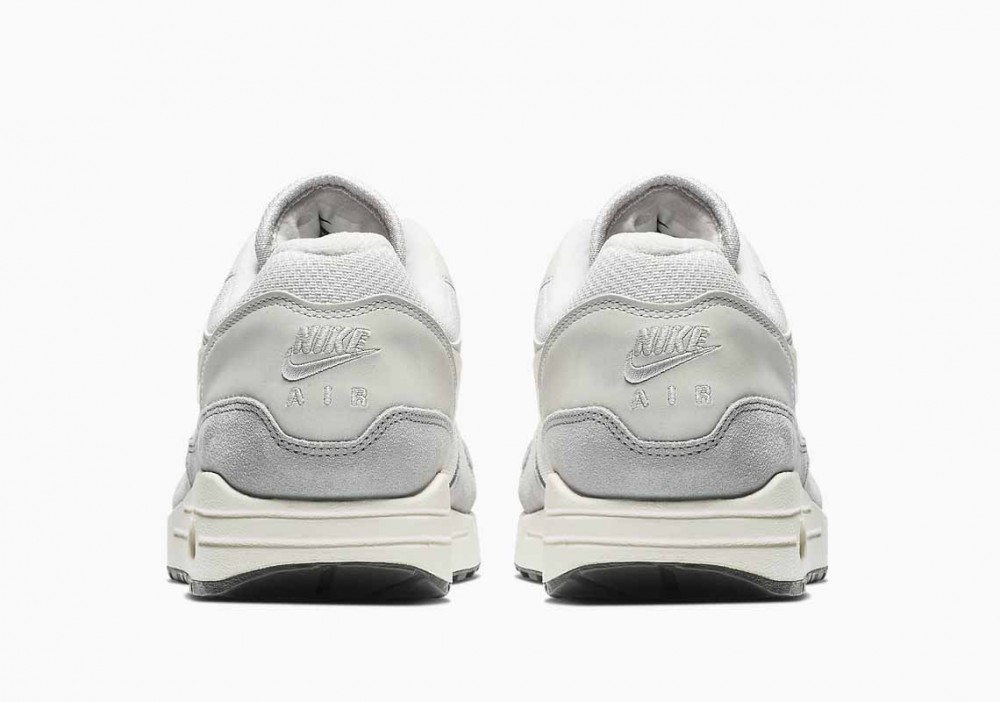 Nike Air Max 1 Gris Vasto Blanco para Hombre y Mujer