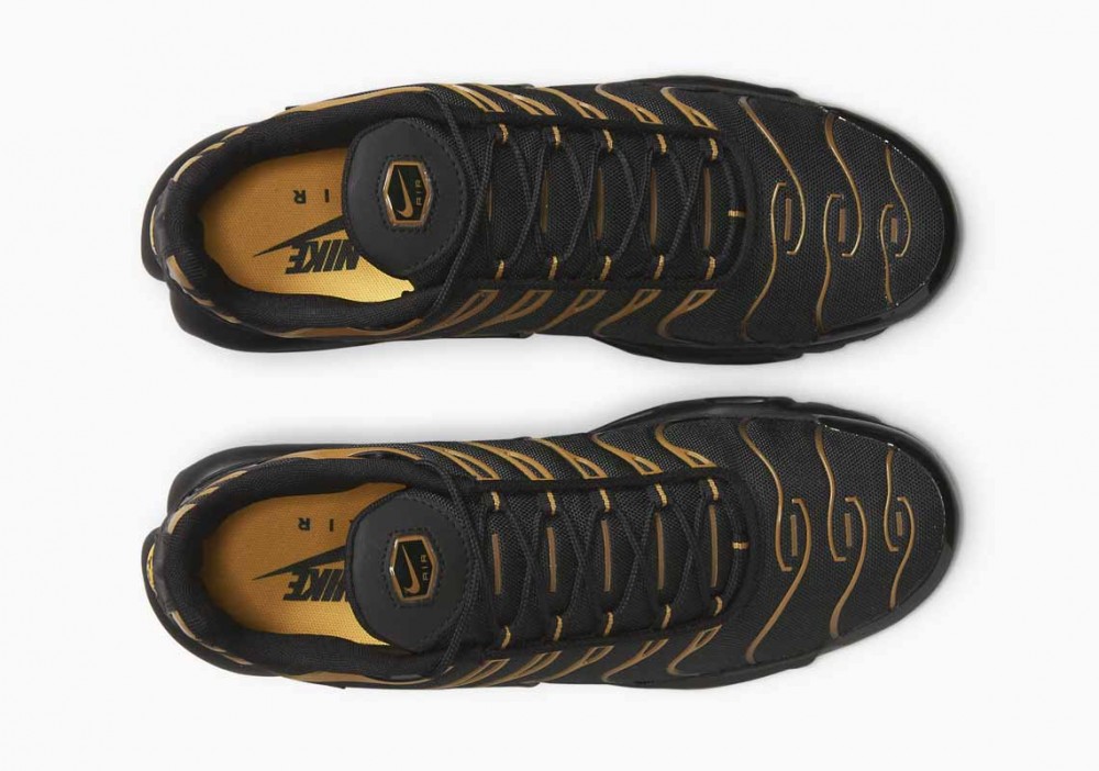Nike Air Max Plus Cordura Negras Doradas para Hombre