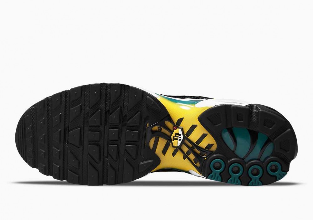 Nike Air Max Plus Negro Verde Azulado Amarillo para Hombre