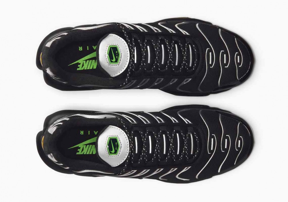 Nike Air Max Plus Negro Plata Verde Huelga para Hombre