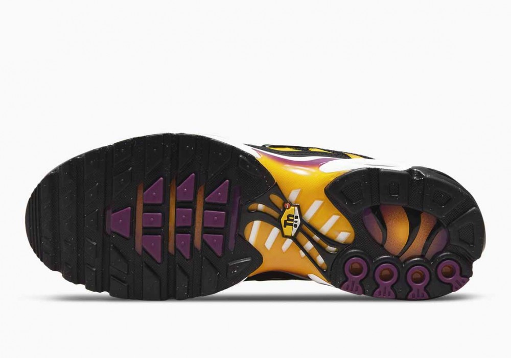 Nike Air Max Plus Negras Universidad Dorada Viotech Púrpura para Hombre