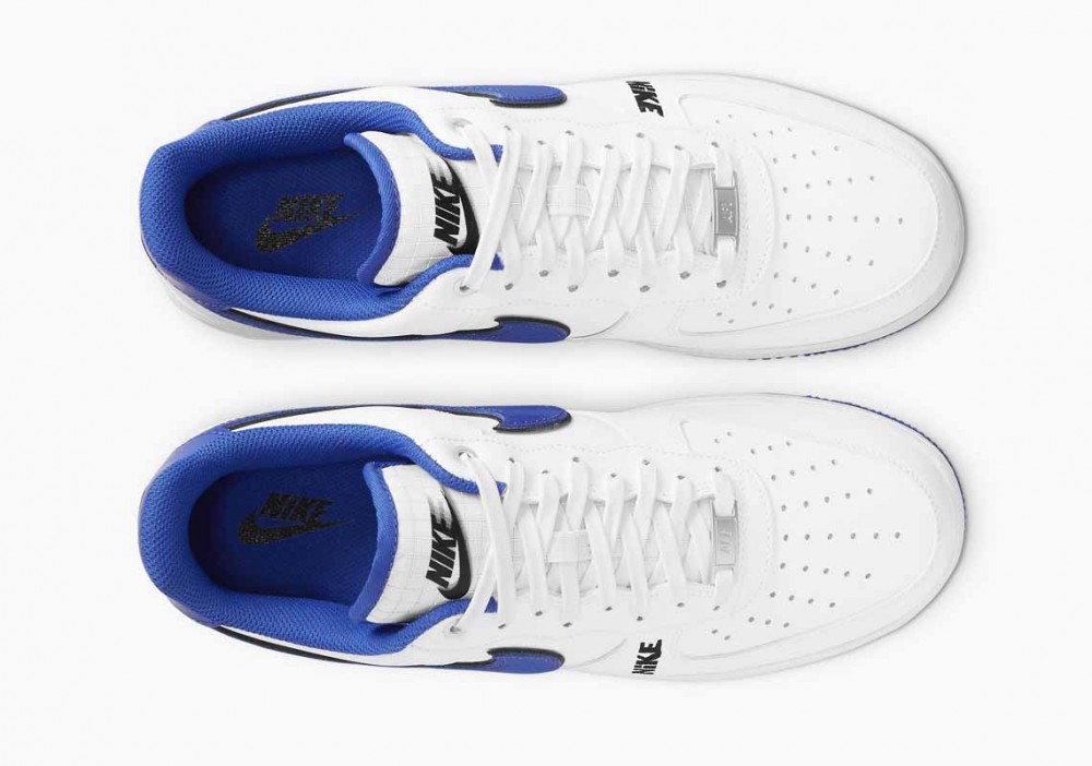Nike Air Force 1 '07 LV8 Motocross Blanco Azul Real Negro para Hombre y Mujer