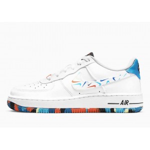Nike Air Force 1 Low LV8 Multicolor Swooshes Blancas para Hombre y Mujer