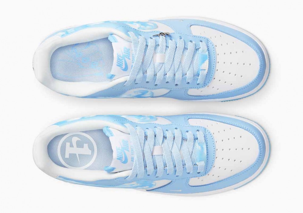 Nike Air Force 1 '07 LX Arte de Uñas Blanco Azul Celestino para Hombre y Mujer