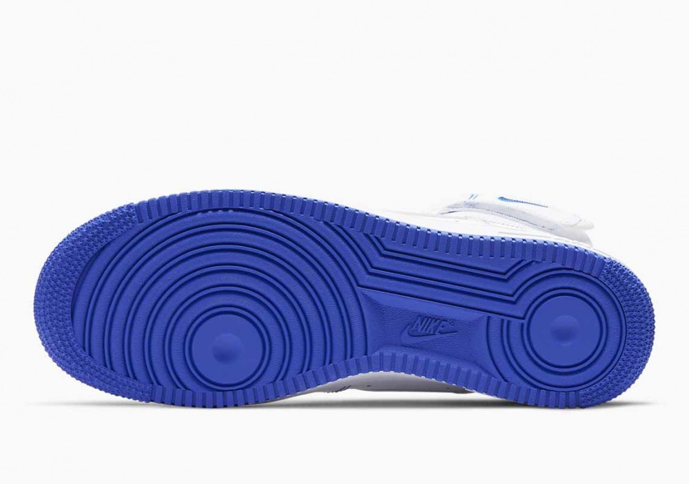 Nike Air Force 1 Alto '07 Puntada de Contraste Azul Real Blanca para Hombre y Mujer