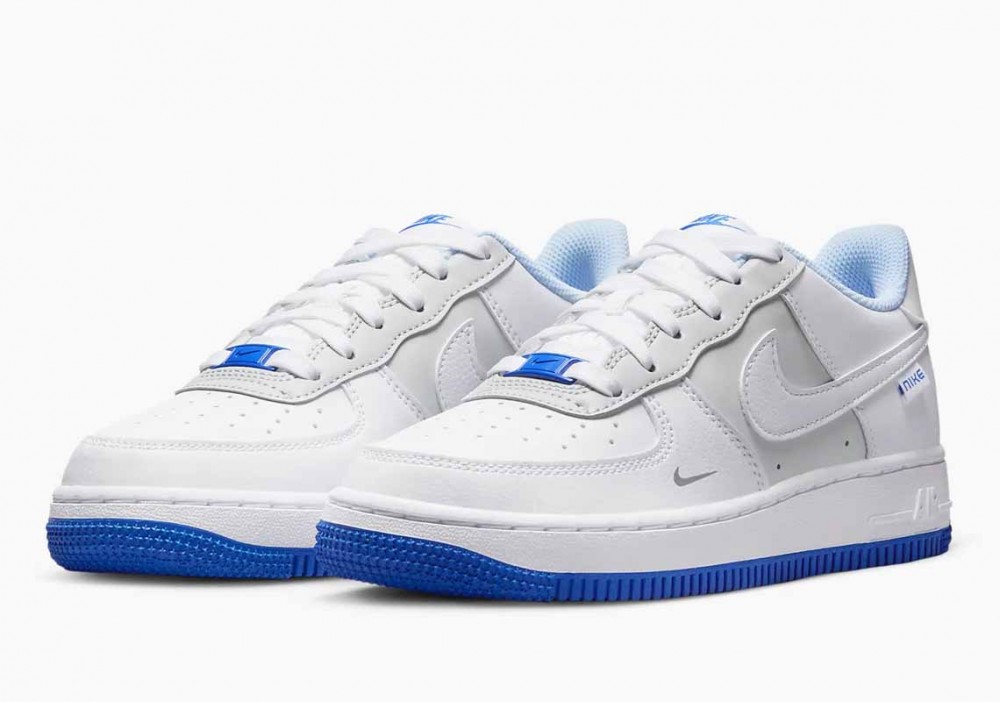 Nike Air Force 1 LV8 Just Stitch It Blanco Hiper Azul Real para Hombre y Mujer