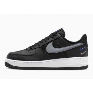 Nike Air Force 1 '07 Doble Mini Swooshes Negro Guay Gris para Hombre y Mujer