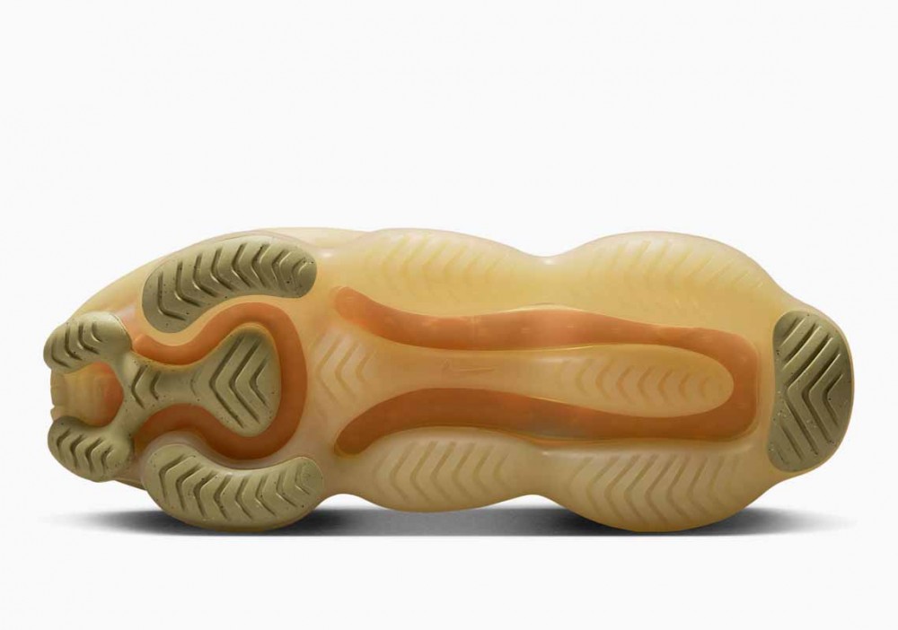 Nike Air Max Scorpion Flyknit Sésamo Trigo Dorado para Hombre y Mujer