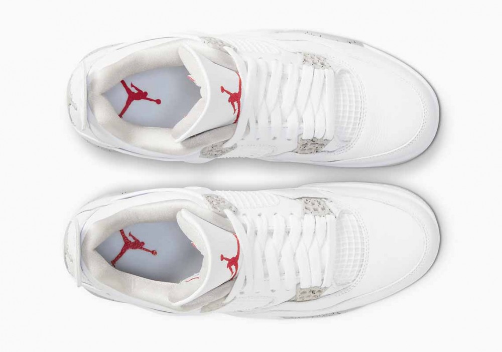 Air Jordan 4 Retro Blanco Oreo para Hombre y Mujer