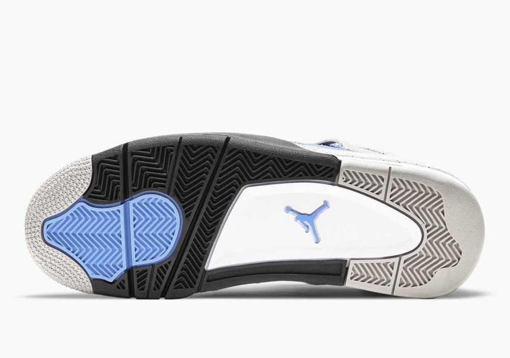 Air Jordan 4 Retro Azul Universitario Gris Negro para Hombre y Mujer