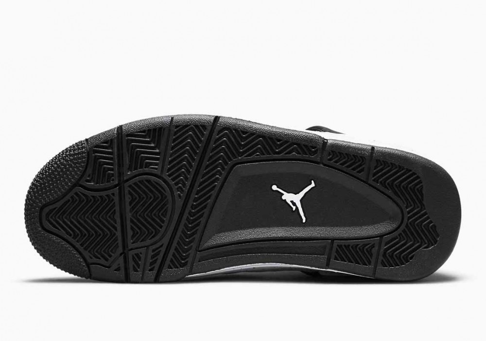 Air Jordan 4 Retro SE DIY Blanco Negro para Hombre y Mujer