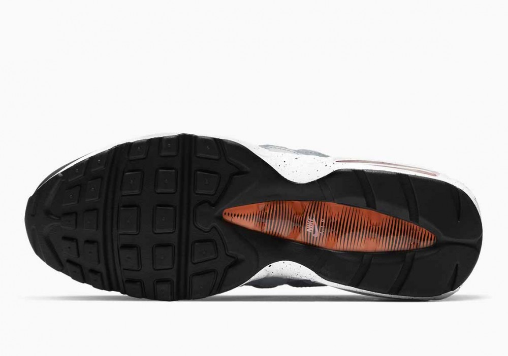 Nike Air Max 95 Negras Grises Suela Moteada para Hombre