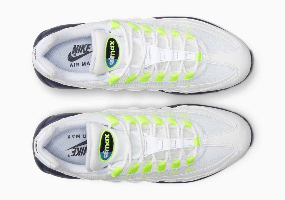 Nike Air Max 95 EC 3D Swooshes Blanco Volt Fútbol Gris para Hombre