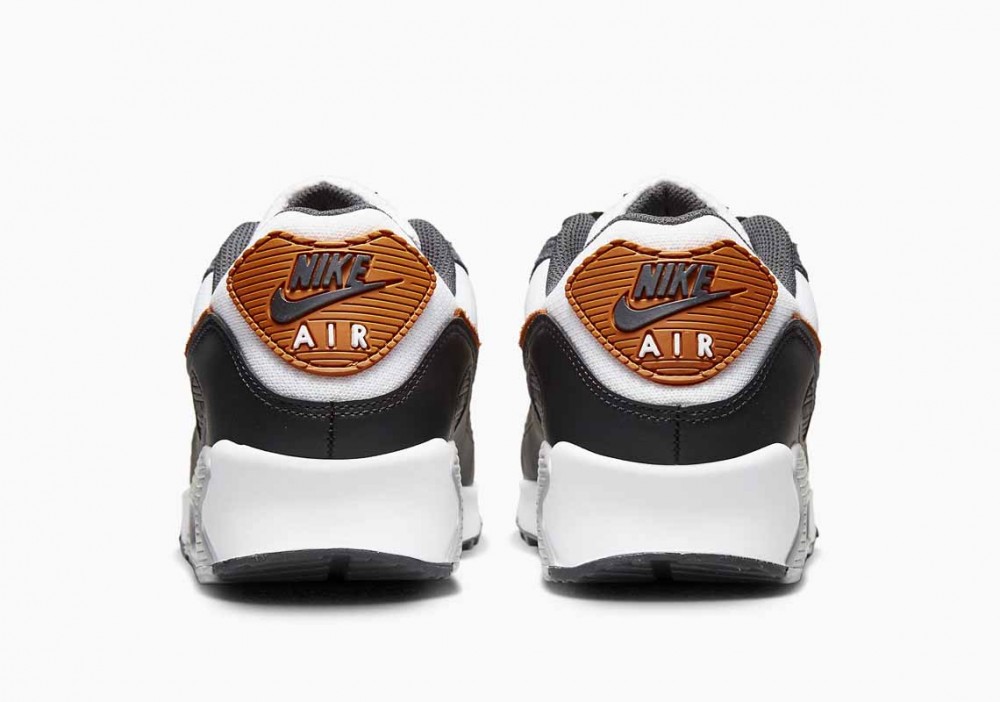 Nike Air Max 90 Blanco Naranja Negro Gris para Hombre