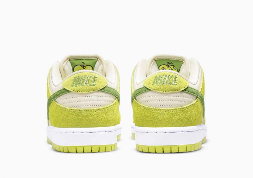 Nike SB Dunk Low Pro Verde Manzana Blanca para Hombre y Mujer