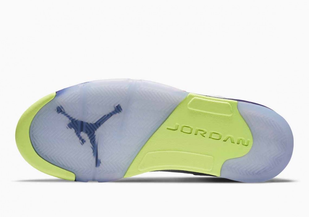 Air Jordan 5 Retro Alternate Bel-Air Blanco Púrpura para Hombre y Mujer