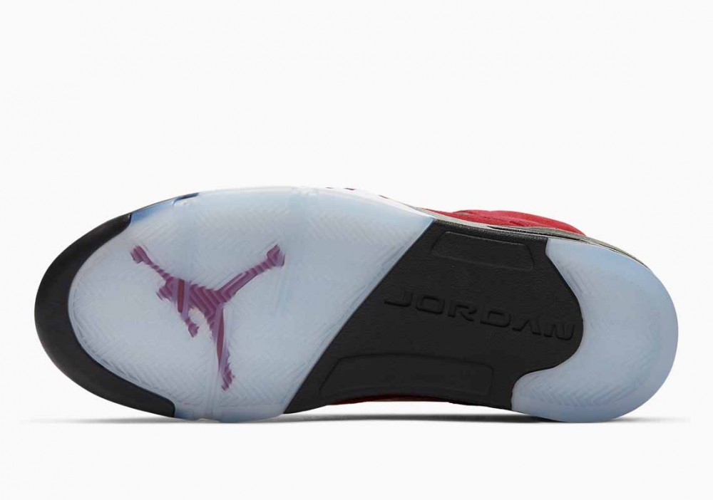 Air Jordan 5 Retro Raging Bull 2021 Rojas Negras para Hombre y Mujer