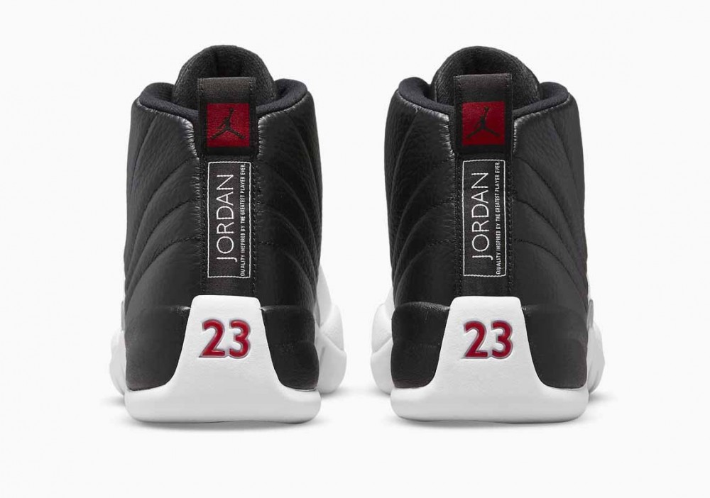 Air Jordan 12 Retro Playoffs 2022 Negras Blancas para Hombre