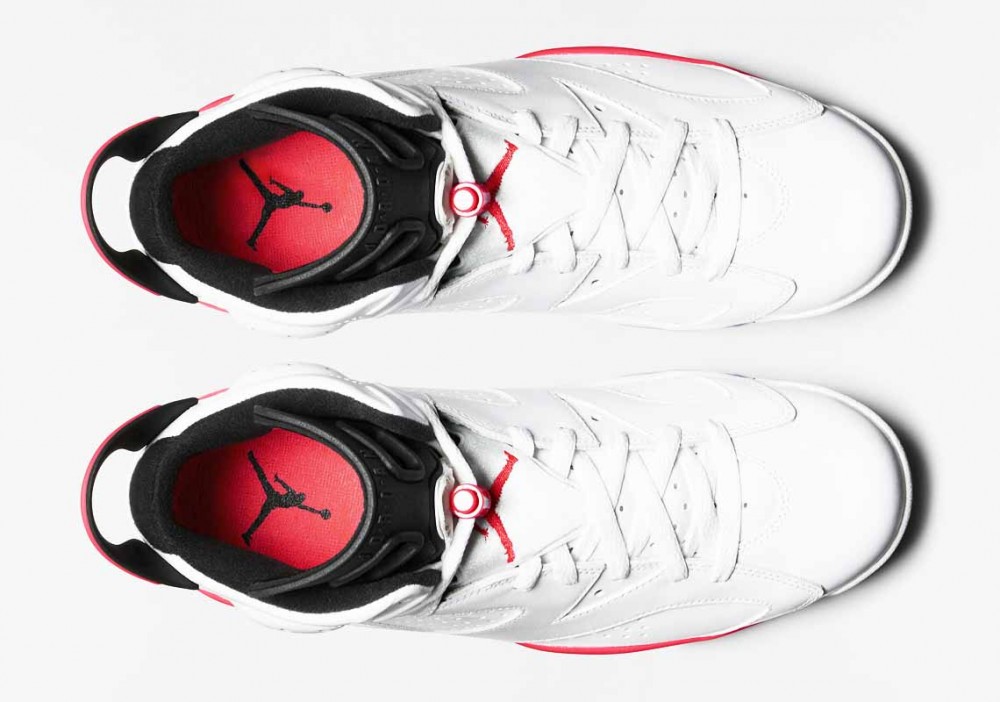 Air Jordan 6 Retro Blancas Infrarrojas 2014 para Hombre y Mujer