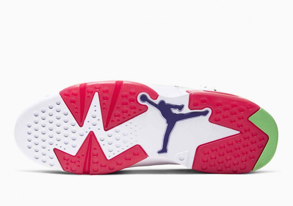 Air Jordan 6 Retro Hare Gris Neutro Blancas Rojas Verdadero para Hombre y Mujer