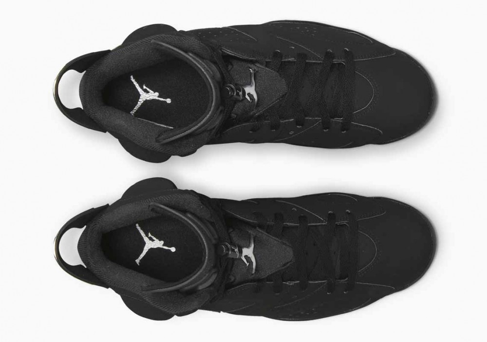 Air Jordan 6 Retro Chrome Negras Plata Metalizada para Hombre y Mujer