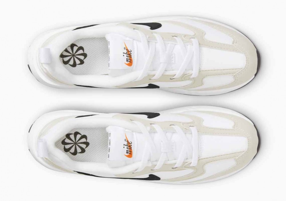 Nike Air Max Dawn Blancas Hueso Claro Negras para Hombre y Mujer