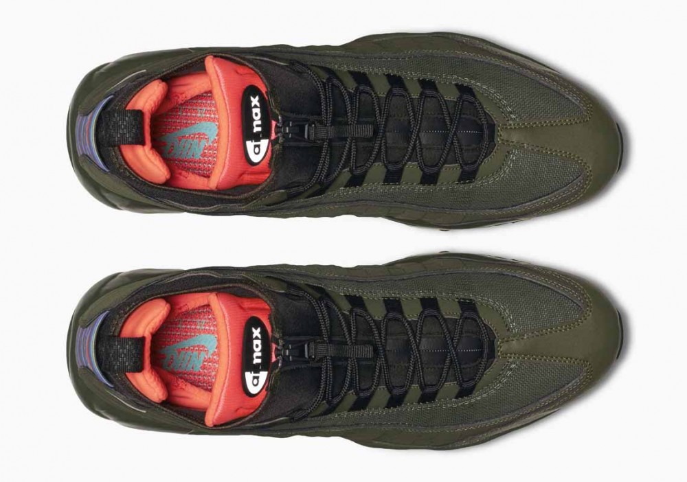 Nike Air Max 95 Sneakerboot Loden Oscuro Negras para Hombre