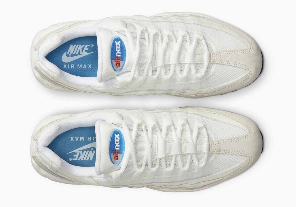 Nike Air Max 95 Cumbre Blanca Azul Universitario para Hombre