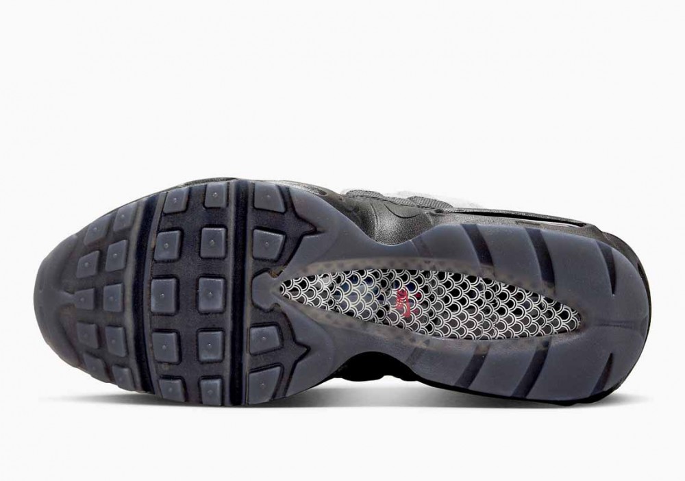 Nike Air Max 95 Premium Escamas de Pescado Negras Grises para Hombre