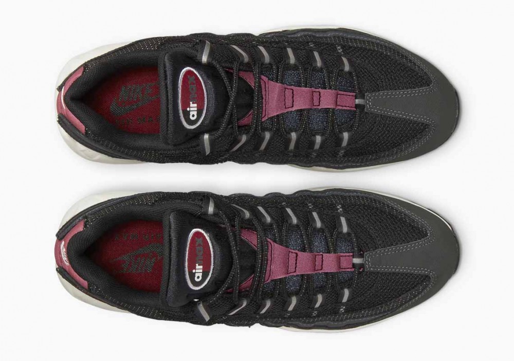 Nike Air Max 95 Essential Antracita Negras Rojo Equipo para Hombre
