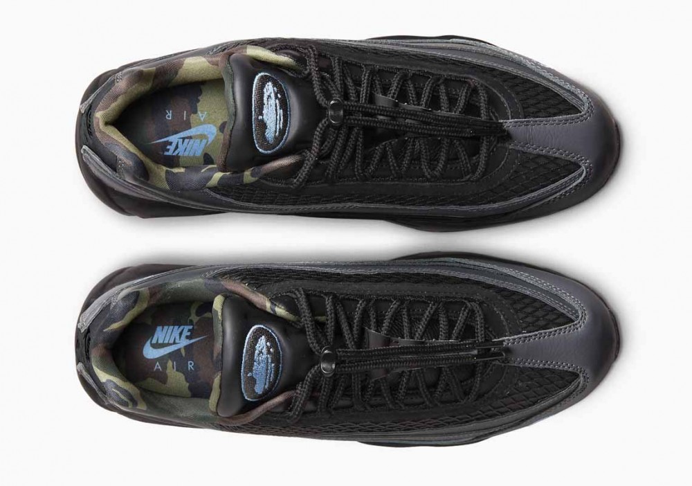Corteiz x Nike Air Max 95 Negras Tormenta del Egeo para Hombre