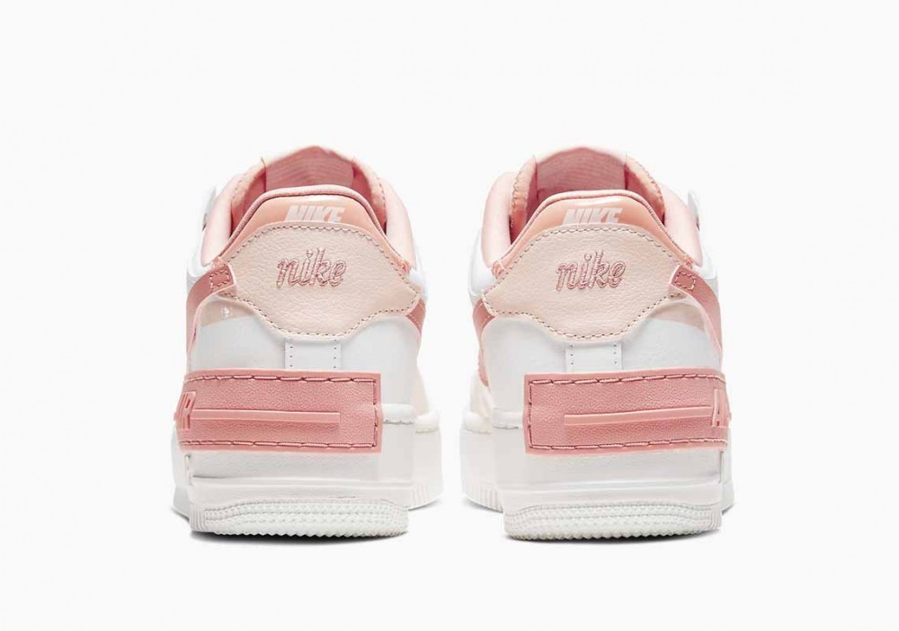 Nike Air Force 1 Shadow Blancas Coral Rosa para Mujer