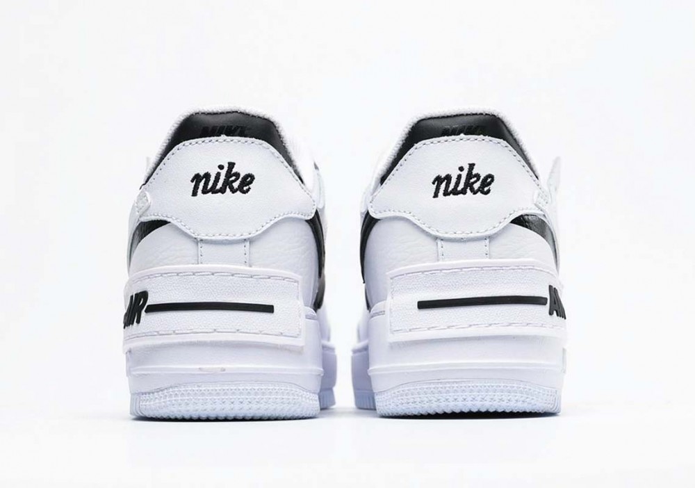 Nike Air Force 1 Shadow Blancas y Negras para Mujer
