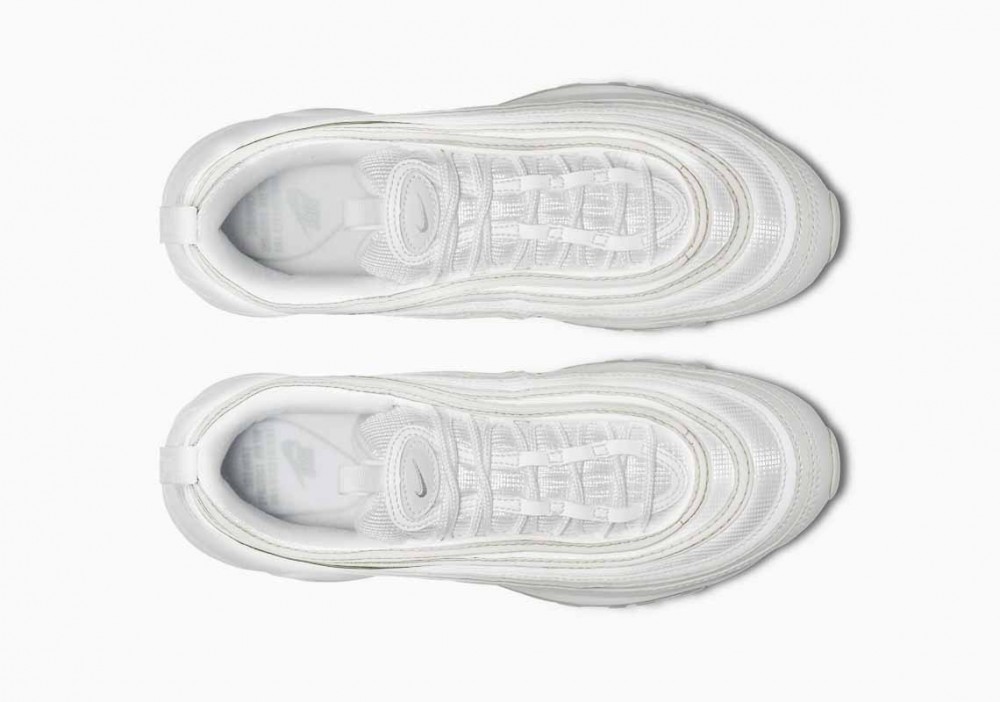 Nike Air Max 97 Blancas Platino Puro para Hombre y Mujer
